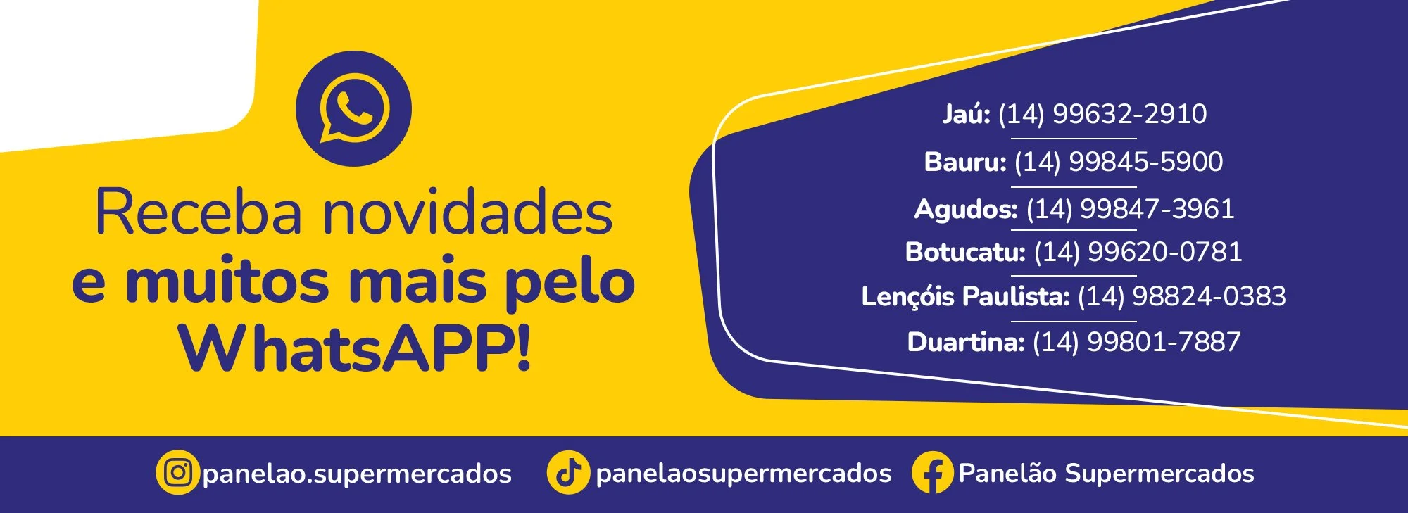 Banner números de Whats